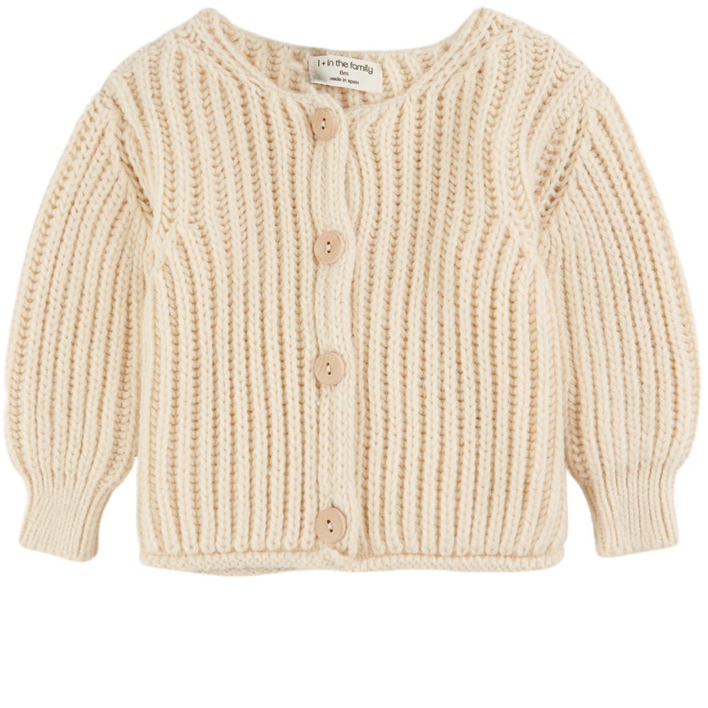 1+ IN THE FAMILY Cardigan Cream | All the people online